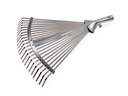 Bladhark ATLAS metaal verzinkt verstelbaar, 22 platte tanden, 28-42 cm breed, zonder steel