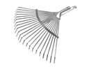 Bladhark ATLAS metaal verzinkt verstelbaar, 22 platte tanden, 28-42 cm breed, zonder steel