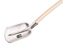 Steekbats ATLAS DIAMANT 1/4 000 gehard, gepolijst, met ATLAS schopsteel 120 cm gebogen