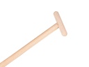 Schoffelsteel TAUARI 170 x 3,0 cm, met excentrische punt en doorgestoken hilt