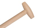 Schopsteel ATLAS 100 cm, met doorgestoken hilt, voor Boomwortelspade - Polygator