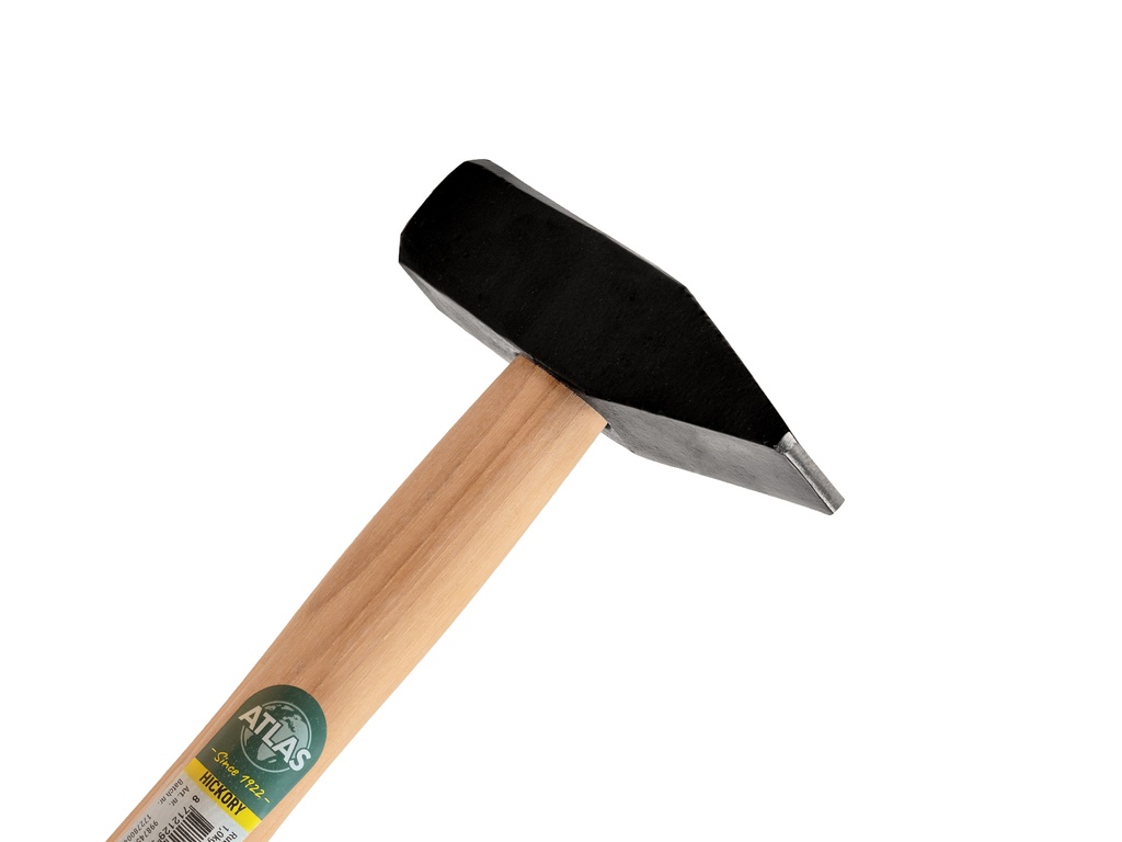 Bankhamer ATLAS 800 gram, DIN 1041, met HICKORY steel 34 cm