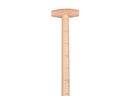 Steekbats ATLAS DIAMANT 1/4 000 gehard, gepolijst, RONDE OPSTAP, met ATLAS meetsteel 110 cm gebogen