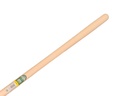 Kabelschop ATLAS 14 cm 3/4 zwart, onderkant recht, extra gehard, met ATLAS batsesteel 130 cm
