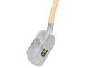 Steekbats ATLAS DIAMANT RVS 1/4 000, met ATLAS Blijhamsteel 100 cm sterk gebogen