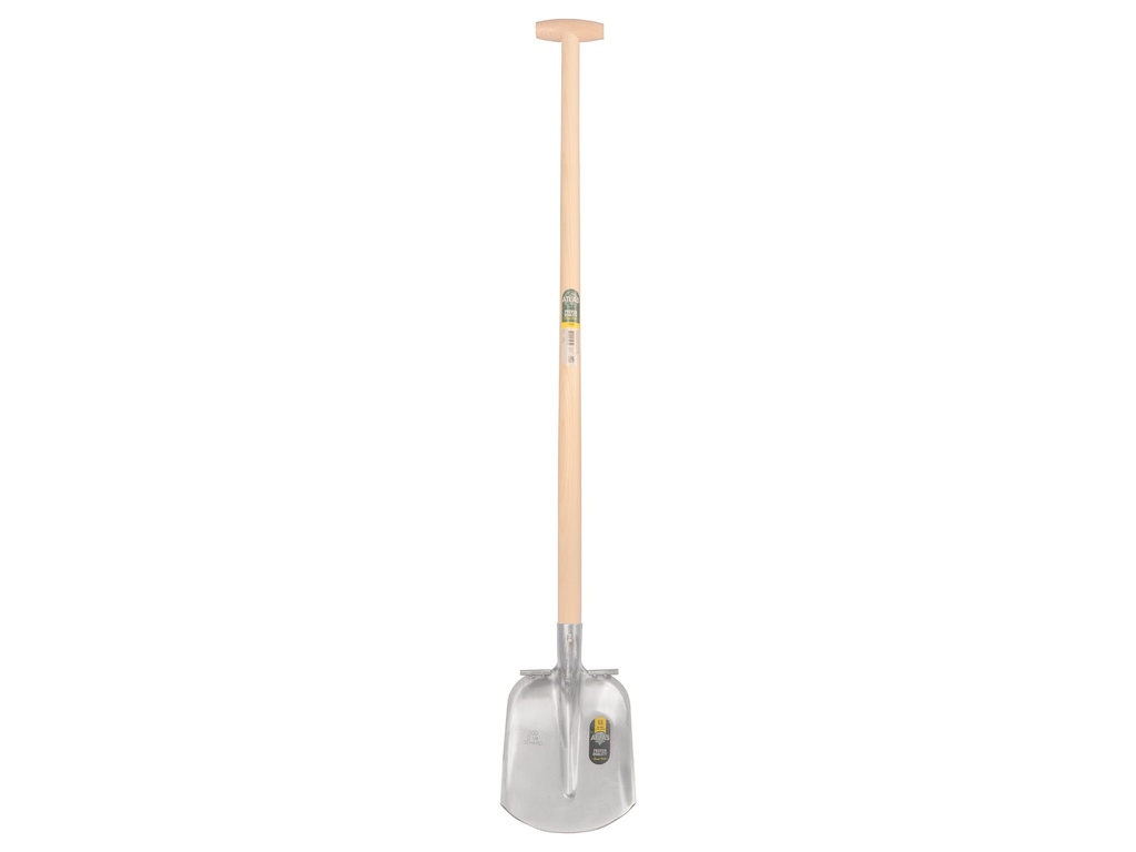 Steekbats ATLAS DIAMANT 1/4 000 gehard, gepolijst, RONDE OPSTAP, met Blijhamsteel 110 cm dubbel gebogen