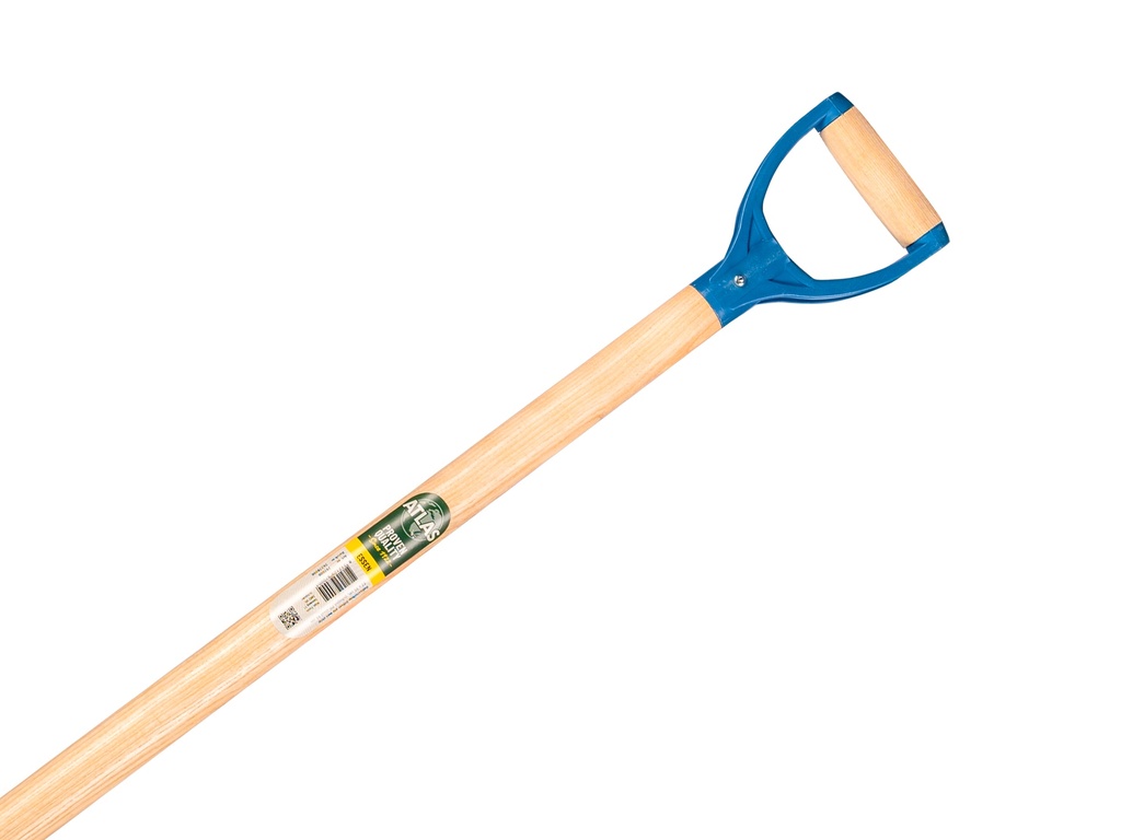 Ballastschop OFFNER aluminium met strip, 27 x 35 cm, ATLAS PD-steel 95 cm gebogen, FSC 100%