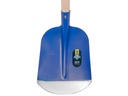Schepbats ATLAS DIAMANT 3/4 1 blauw, gehard en gepolijst, met ATLAS batsesteel 130 cm gebogen, FSC 100%