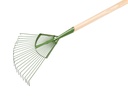 Bladhark PROFI-Plus, 20 ronde tanden, verenstaal, met IKAPE steel 150 x 2,8 cm. FSC 100%