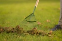 Bladhark PROFI-Plus, 20 ronde tanden, verenstaal, met IKAPE steel 150 x 2,8 cm. FSC 100%