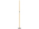 Sloothaak DE WIT 4 tands met plaat en ring, met rechte ATLAS Ecofiber steel 200 cm