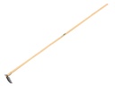 Sloothaak DE WIT 4 tands met plaat en ring, met rechte ATLAS Ecofiber steel 300 cm