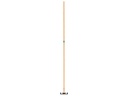 Sloothaak DE WIT 4 tands met plaat en ring, met rechte ATLAS Ecofiber steel 300 cm