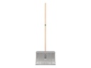 Sneeuwschuiver ATLAS staal gebogen 45 x 30 cm, met klembeugel, en TAUARI steel 150 x 2,8 cm