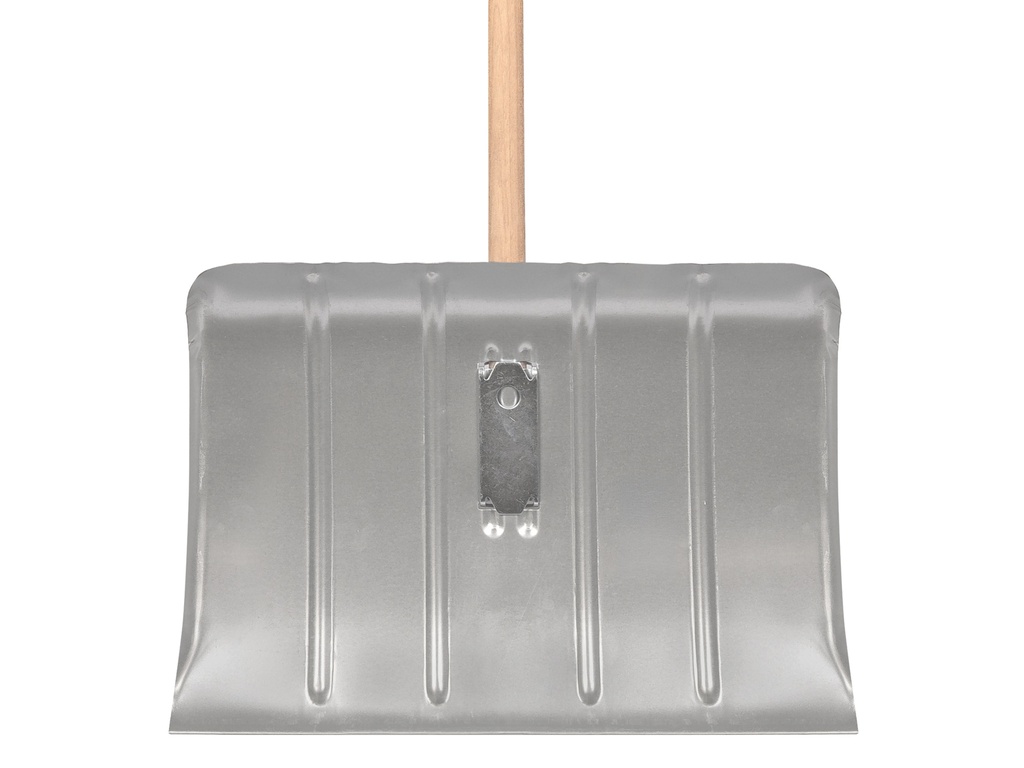 Sneeuwschuiver ATLAS staal gebogen 45 x 30 cm, met klembeugel, en TAUARI steel 150 x 2,8 cm
