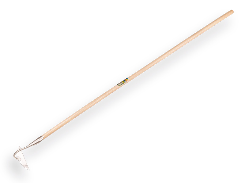 SNEEBOER Halbmond Hacke Edelstahl 16 cm, geschmiedet, mit Langstiiel 170 x 3,0 cm