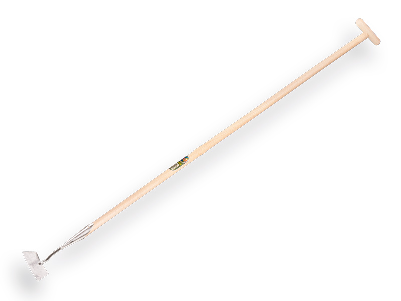 Schuffel ATLAS rundes Modell 16 cm, mit Stiel 170 x 3,0 cm und durchgesteckter T-Griff