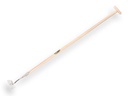 Schuffel ATLAS rundes Modell 16 cm, mit Stiel 170 x 3,0 cm und durchgesteckter T-Griff
