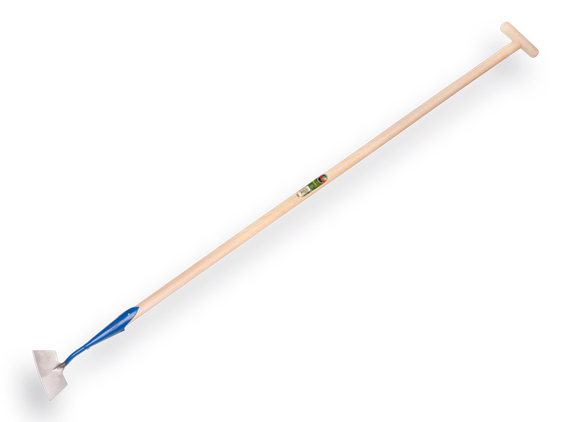 DE WIT Schuffel Rund 14 cm, geschmiedet und gehärtet mit Schuffelstiel und Griff 160 x 3,2 cm