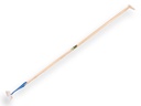 Dutch hoe DE WIT round-shaped model forged 14 cm, with ATLAS handle 170 x 3.0 cm and teardrop grip