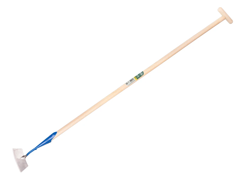 [1012161] Dutch hoe DE WIT round-shaped model 16 cm, with ATLAS handle 160 x 3.2 cm and through-mount T-grip