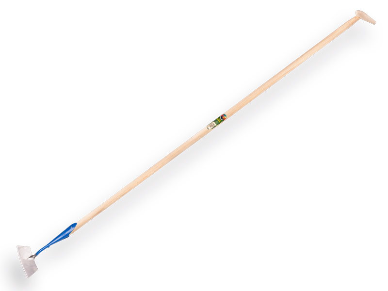 DE WIT Schuffel Rund 16 cm, geschmiedet und gehärtet mit Schuffelstiel und Tropfengriff 170 x 3,0 cm