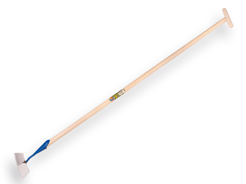 [1012181] Schuffel DE WIT Rundförmiges Modell 18 cm, mit ATLAS Stiel 160 x 3,2 cm und durchgesteckter T-Griff