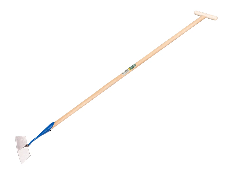 [1012186] Schuffel DE WIT rundes Modell 18 cm, mit ATLAS Stiel 170 x 3,2 cm und durchgesteckter T-Griff