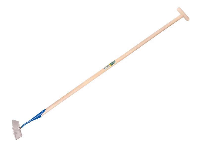 [1012201] Dutch hoe DE WIT round-shaped model 20 cm, with ATLAS handle 160 x 3.2 cm and through-mount T-grip