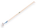ATLAS  Schuffel Rund 18 cm, geschmiedet und gehärtet mit Schuffelstiel und Tropfengriff 170 x 3,0 cm