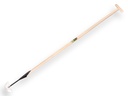 Schuffel VAN DRIEL Nr. 4 Erdspieß Modell 18 cm, mit ATLAS Stiel 160 x 3,2 cm und Griff