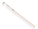 ATLAS Halbmond Hacke 16 cm, geschmiedet und gehärtet,  mit Schuffelstiel und Tropfengriff 170 x 3,0 cm