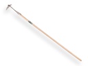 ATLAS Halbmond Hacke 18 cm, geschmiedet und gehärtet,  mit Schuffelstiel und Tropfengriff 170 x 3,0 cm
