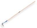 DE WIT Halbmond Hacke 24 cm, geschmiedet und gehärtet, mit Langstiel 170 x 3,0 cm