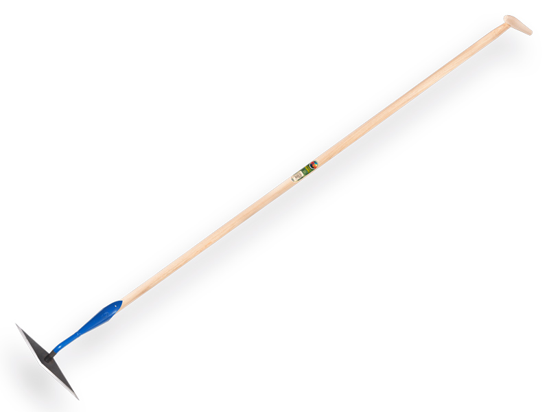 [1016205] Diamond-shaped dutch hoe DE WIT forged 20 cm, with ATLAS handle 170 x 3.0 cm and teardrop grip