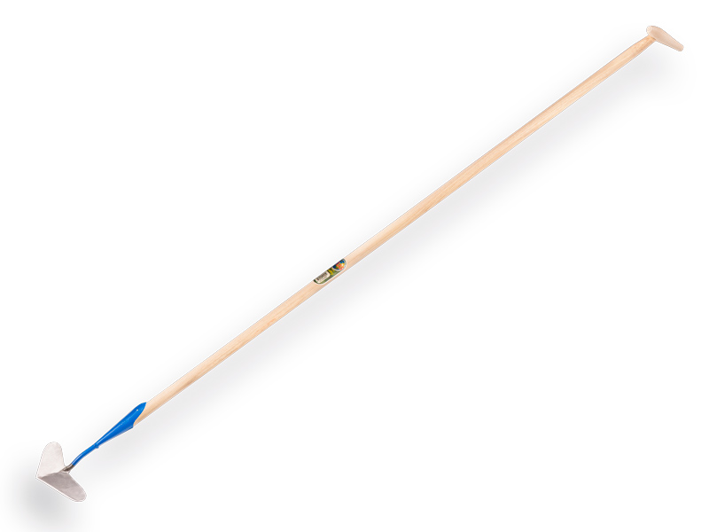 Ratissoire cœur DE WIT forgée 16 cm, avec manche ATLAS 170 x 3,0 cm et poignée goutte d'eau