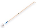 Heart-shaped dutch hoe DE WIT forged 20 cm, with ATLAS handle 170 x 3.0 cm and teardrop grip