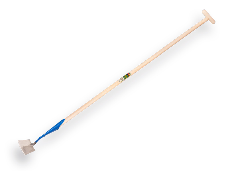 [1017055] Dutch hoe DE WIT round-shaped model 5" or 12.5 cm, with ATLAS handle 160 x 3.2 cm and through-mount T-grip