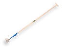 Schuffel DE WIT Rundförmiges Modell 5" oder 12,5 cm, mit ATLAS-Stiel 160 x 3,2 cm und durchgestecktem T-Griff