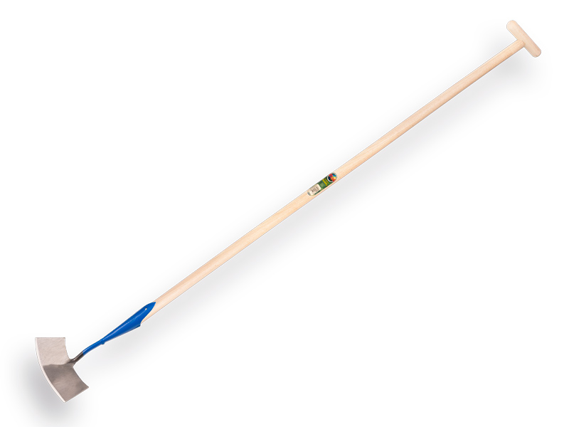 [1017095] Schuffel DE WIT rundes Modell 9" oder 22,5 cm, mit ATLAS Stiel 160 x 3,2 cm und durchgesteckter T-Griff