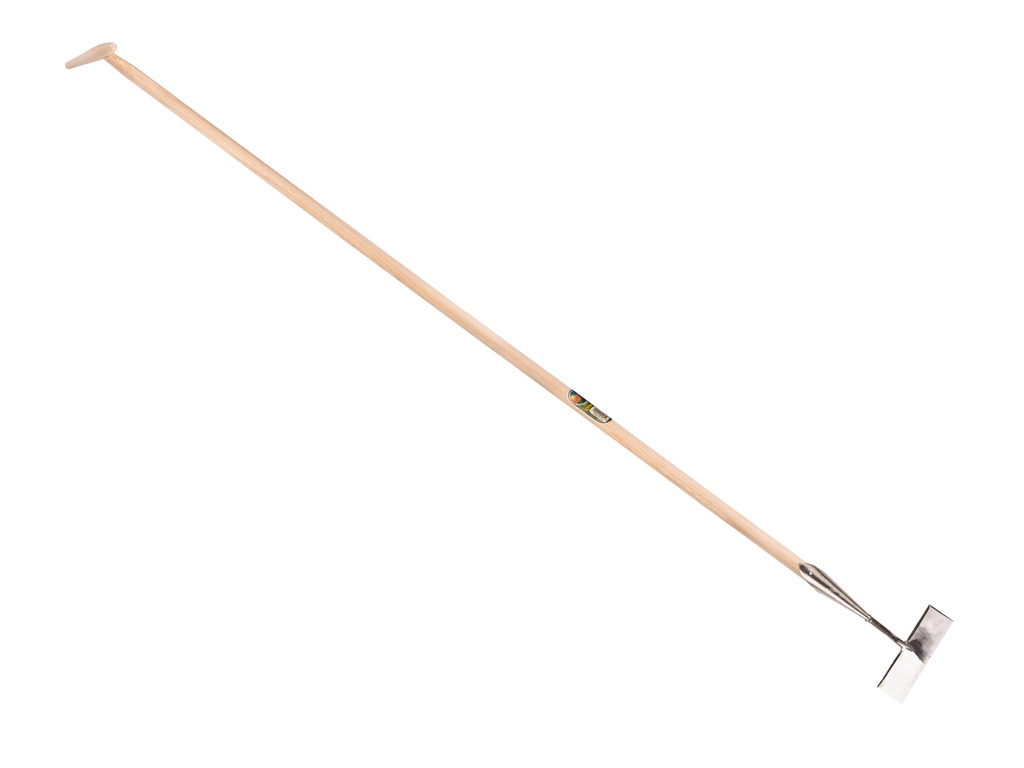 [1018081] Dutch hoe ATLAS rectangular model 18 cm, with ATLAS handle 170 x 3.0 and teardrop grip