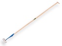 DE WIT Schuffel Rechteck 14 cm, geschmiedet und gehärtet mit Schuffelstiel und Tropfengriff 170 x 3,0 cm