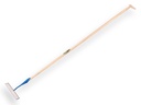 DE WIT Schuffel Rechteck 20 cm, geschmiedet und gehärtet mit Schuffelstiel und Tropfengriff 170 x 3,0 cm