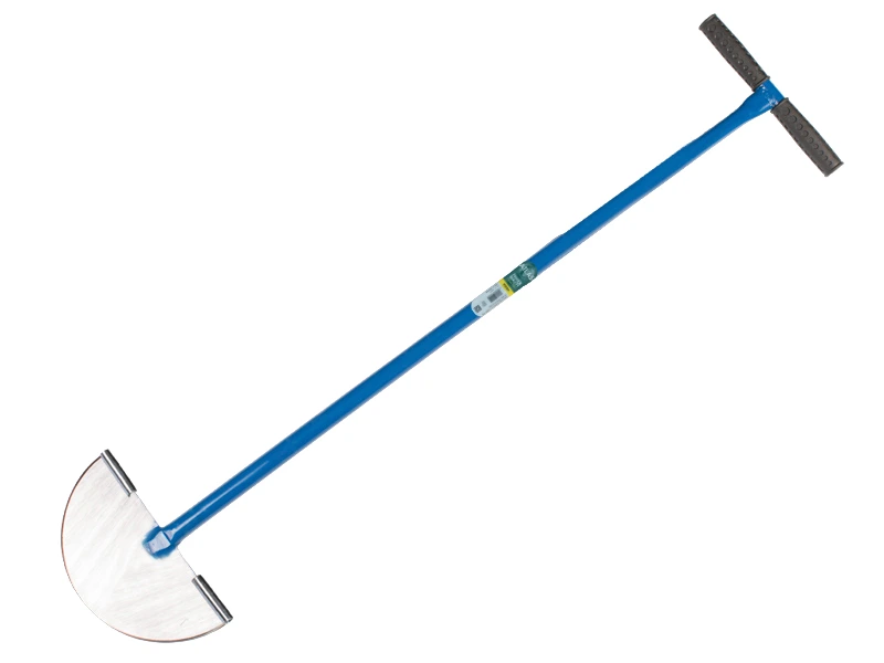 [1019010] Rasenkantenstecher ATLAS geschmiedet, mit blauem Stahlstiel und Trittstufen