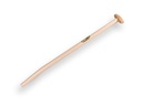 Gooseneck shovel handle ATLAS 95 cm lightly bent, with through-mount T-grip