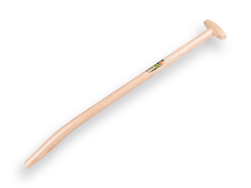 Blijhamsteel ATLAS 90 cm sterk gebogen, met doorgestoken hilt