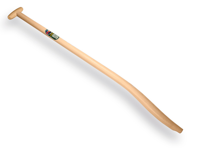 Manche de pelle à col de cygne ATLAS 110 cm doublement courbé, avec poignée en T percée
