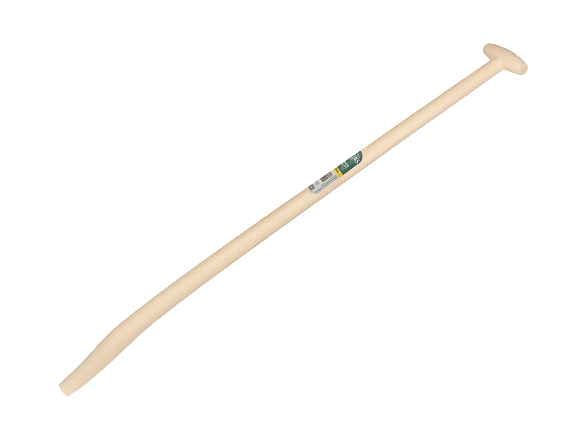 [110398] Manche de pelle à col de cygne ATLAS 110 cm fortement courbé, avec poignée en T percée