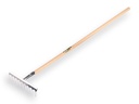 Tuinhark verzinkt met 10 gebogen tanden, met IKAPE steel 150 x 2,8 cm. FSC 100%