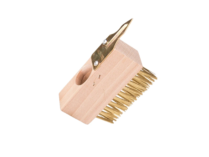 Paving joint brush Jimmy hardened steel wire, with scratcher, without handle. FSC 100%